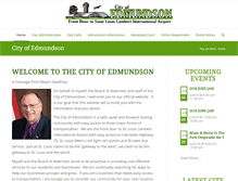 Tablet Screenshot of cityofedmundson.com